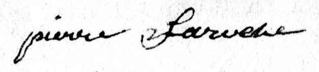 Signature Pierre Laroche